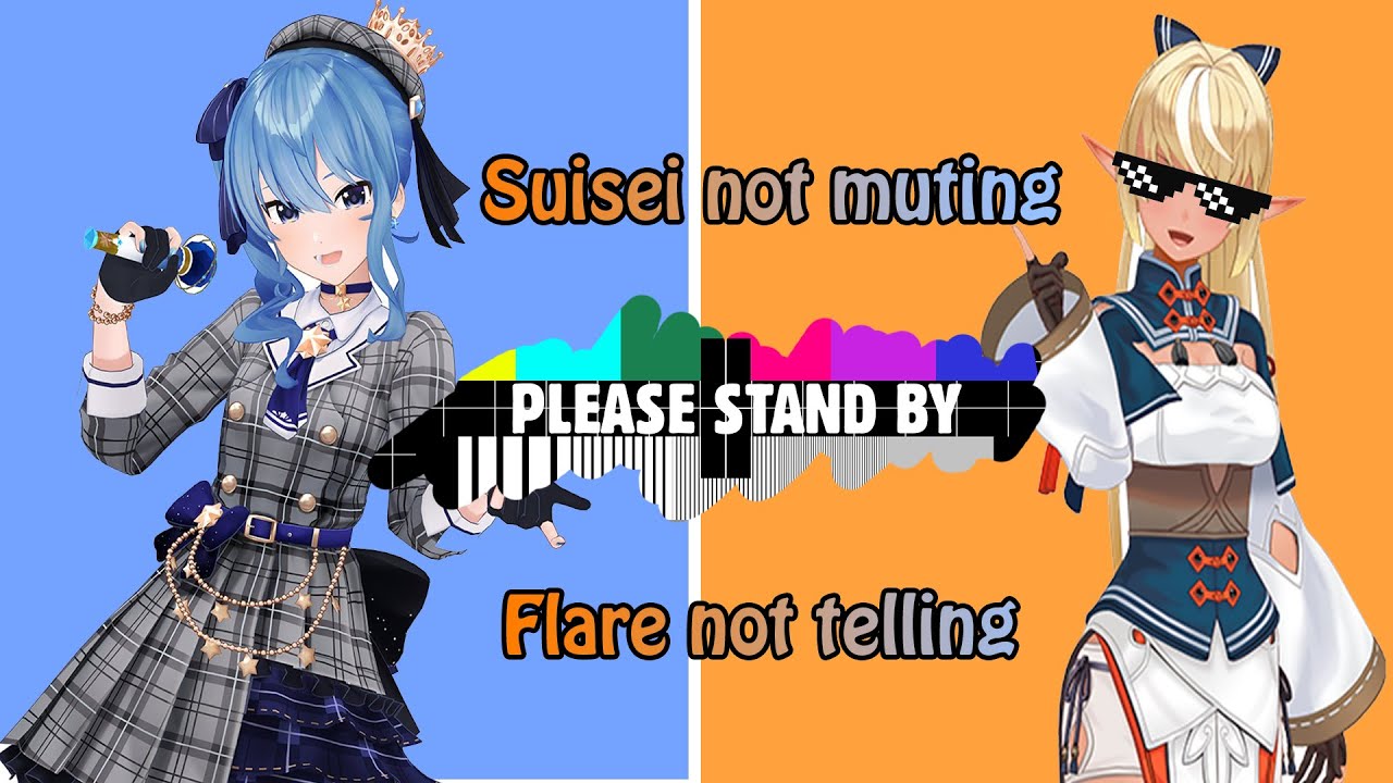 【ENG Sub】Hoshimachi Suisei - Suisei forgot to mute her microphone
