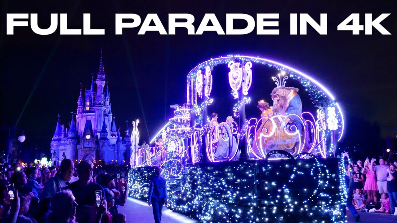 NEW Disney Starlight: Dream the Night Away Parade 2025 Full Show 4K- Magic Kingdom Walt Disney World