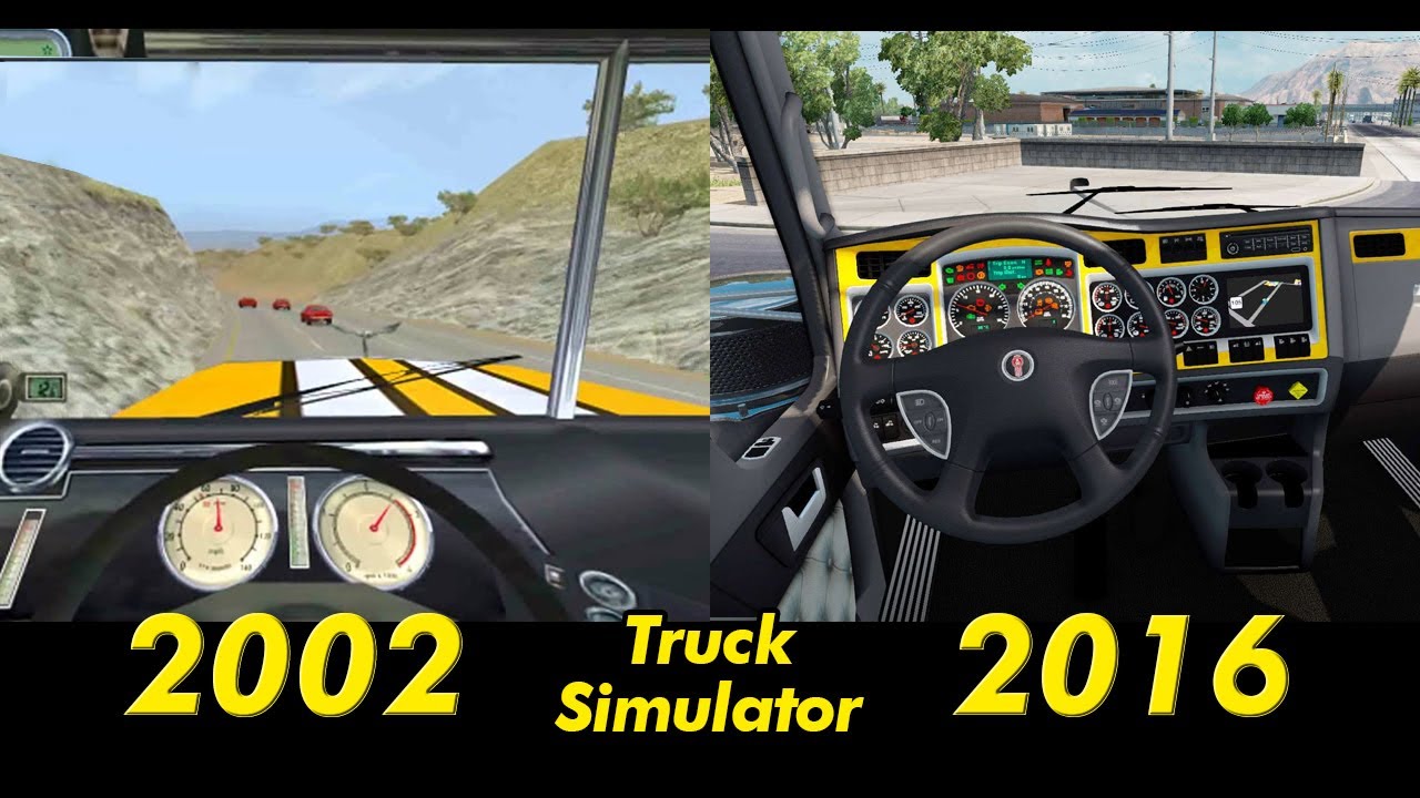SCS Software Truck Simulator game evolution 2002-2016