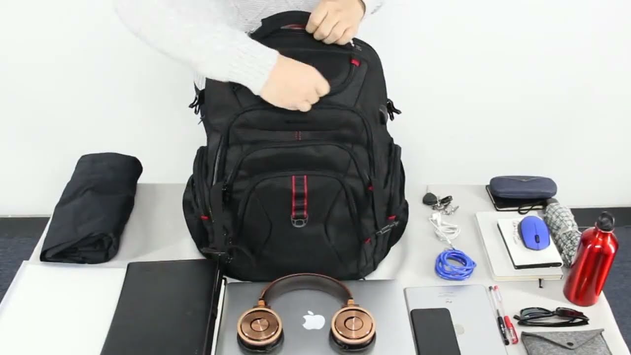 KROSER Travel Laptop Backpack | Computer Backpack with Hard Shell Saferoom RF