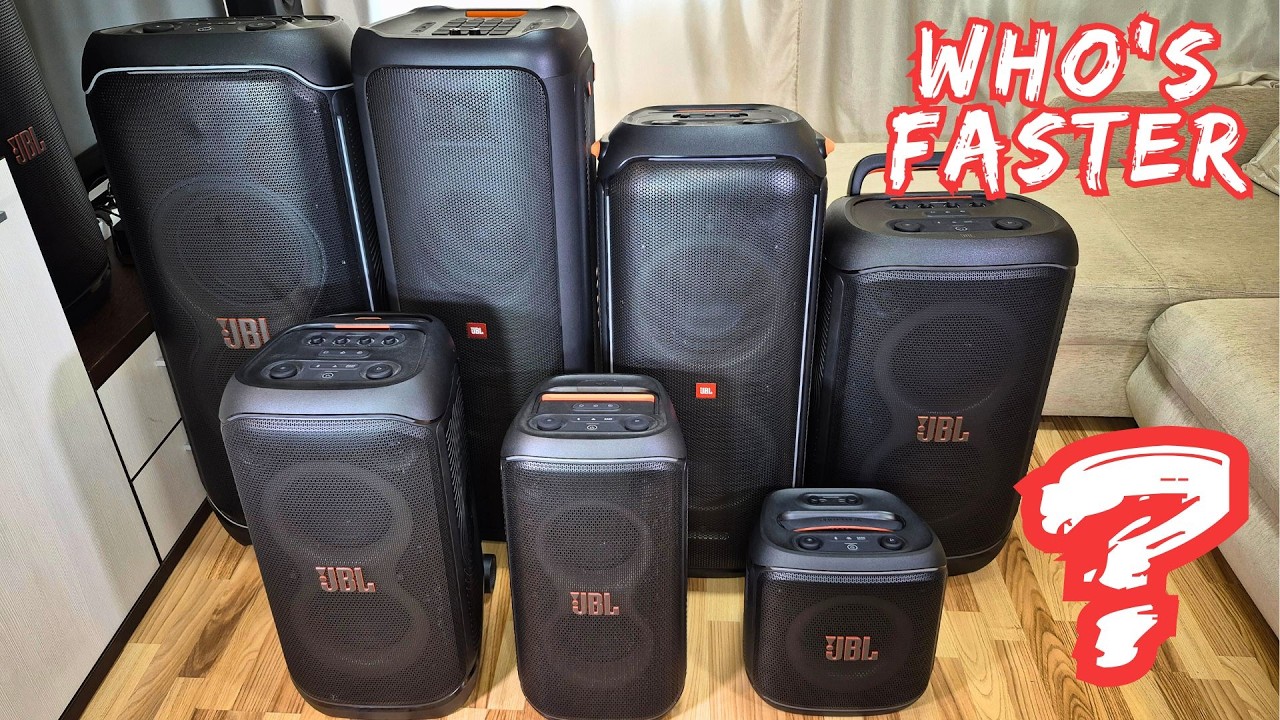 Which JBL Partybox Will Turn ON Fastest?  (2.89s vs 12.69s)