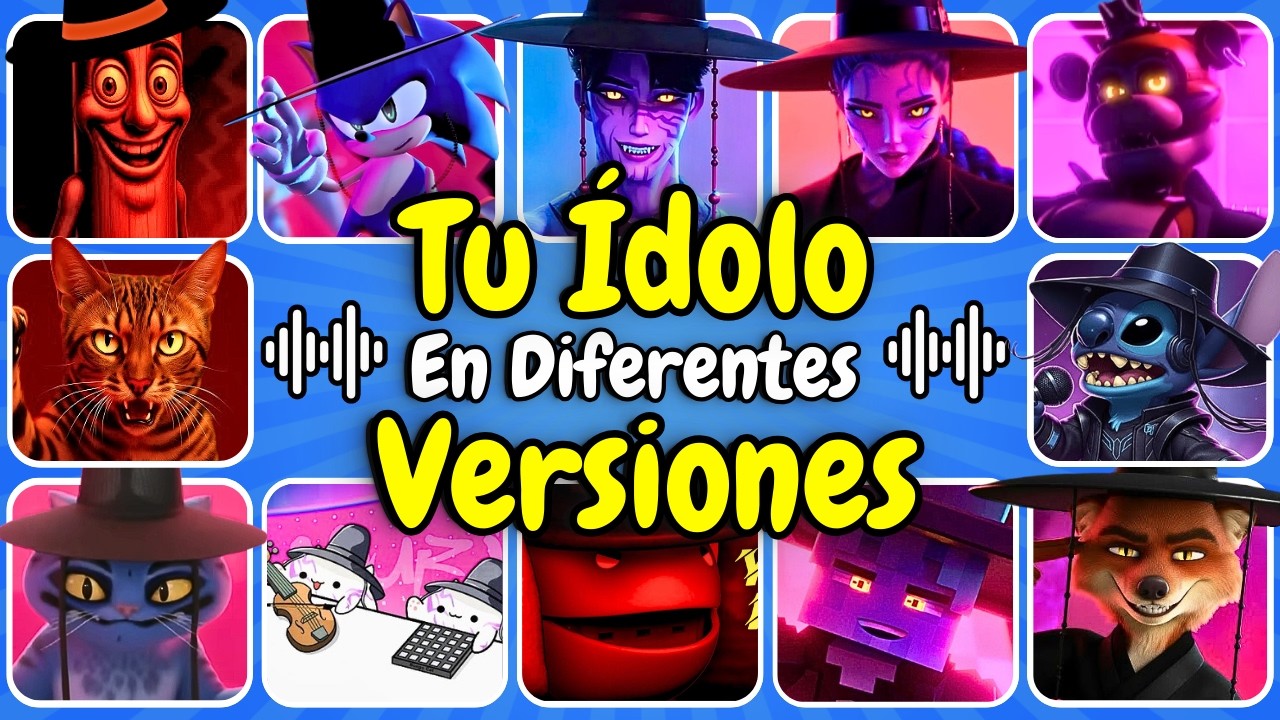 La Canción YOUR IDOL😱de SAJA BOYS En Diferentes VERSIONES❤️Adivina La Canción K-Pop Demon Hunters❤️✨