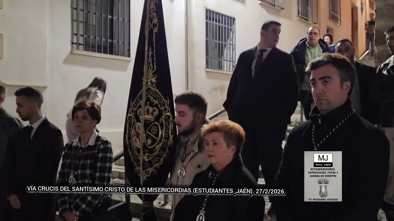 VÍA CRUCIS DEL STMO. CRISTO DE LAS MISERICORDIAS, (ESTUDIANTES, JAÉN). 27/2/2026. @mira_jaen 