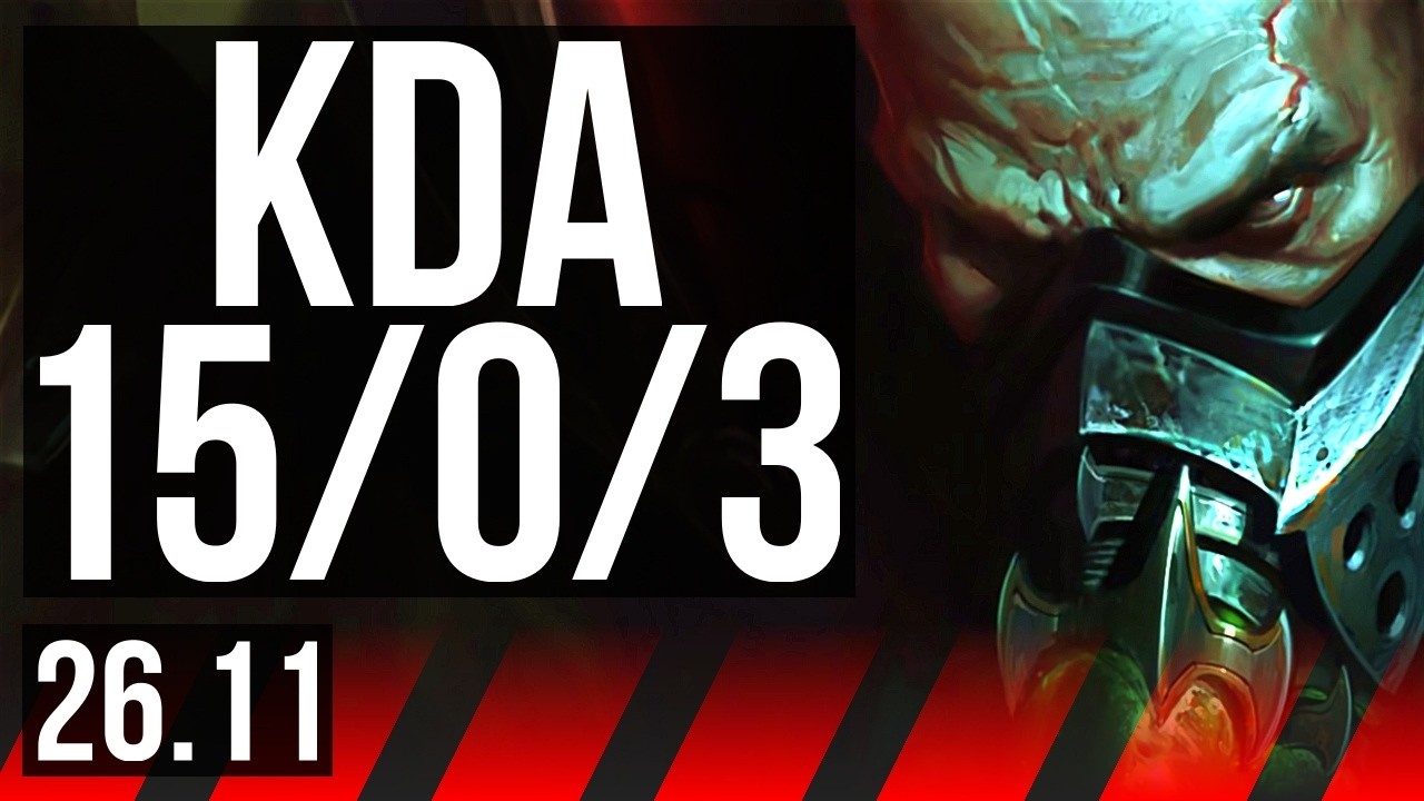 URGOT vs SION (TOP) | Perfect KDA: 15/0/3 | KR Master | 26.11