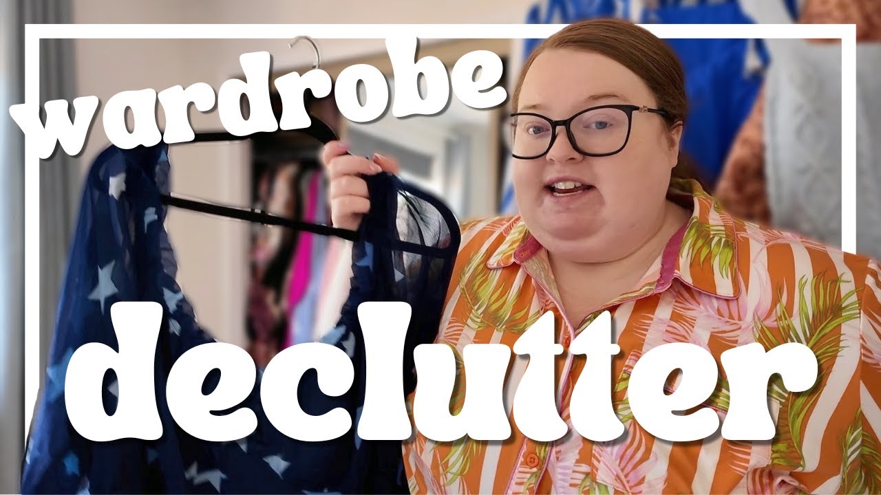 DECLUTTER MY WARDROBE WITH ME! | out with the old | 2024