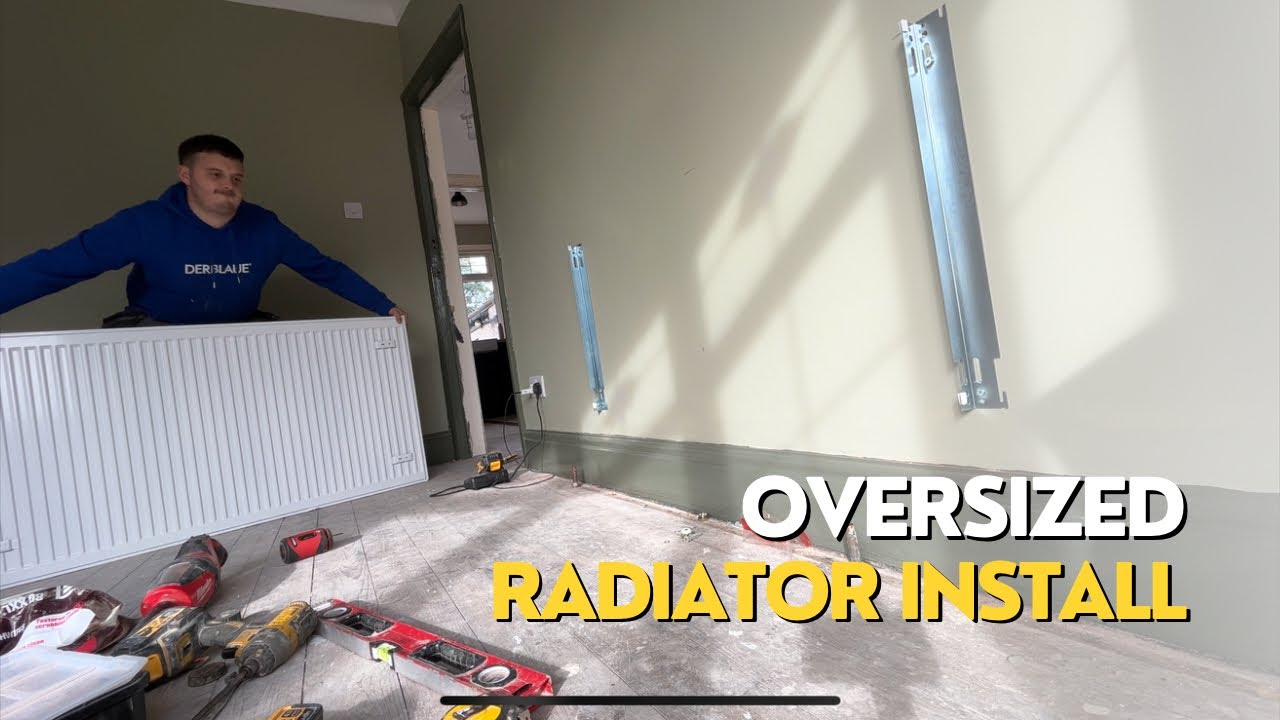 A Day Installing Oversized Radiators To Future Proof For A Heat Pump