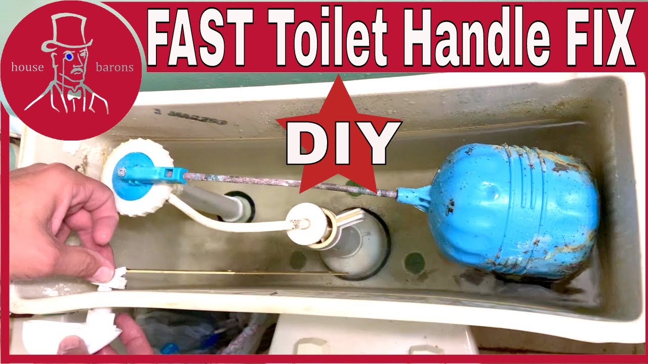 How to Replace a Toilet Handle without a chain