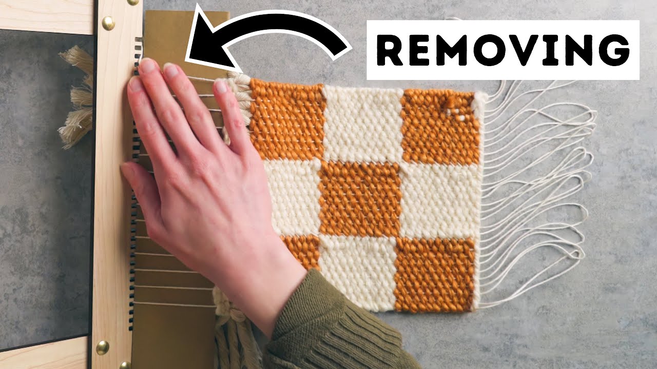 Taking your weaving OFF the loom