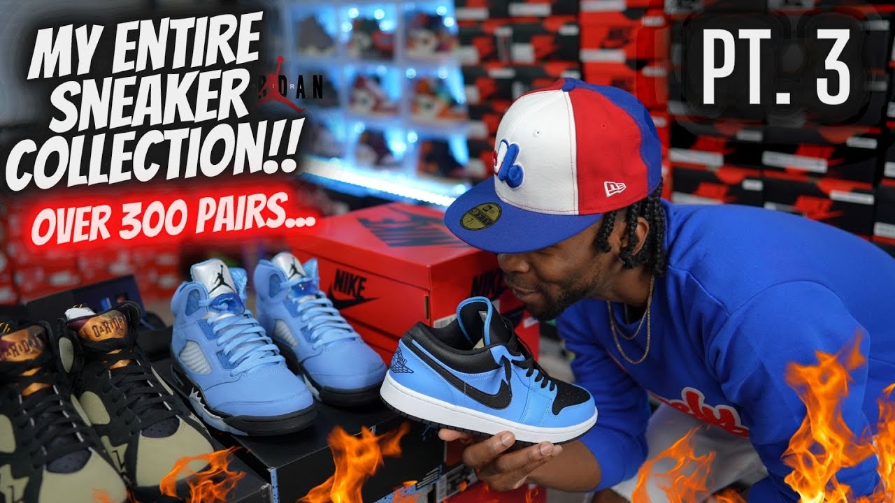 (PT. 3) 2023 MY CRAZY SNEAKER COLLECTION IN 4K!! OVER 300 PAIRS
