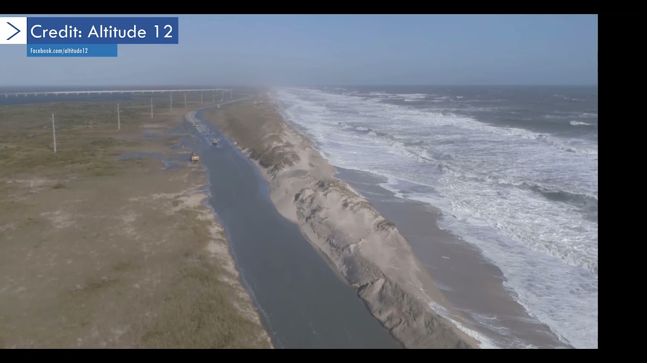 Rodanthe, NC (S- Curves) Ocean Overwash November 8th 2021