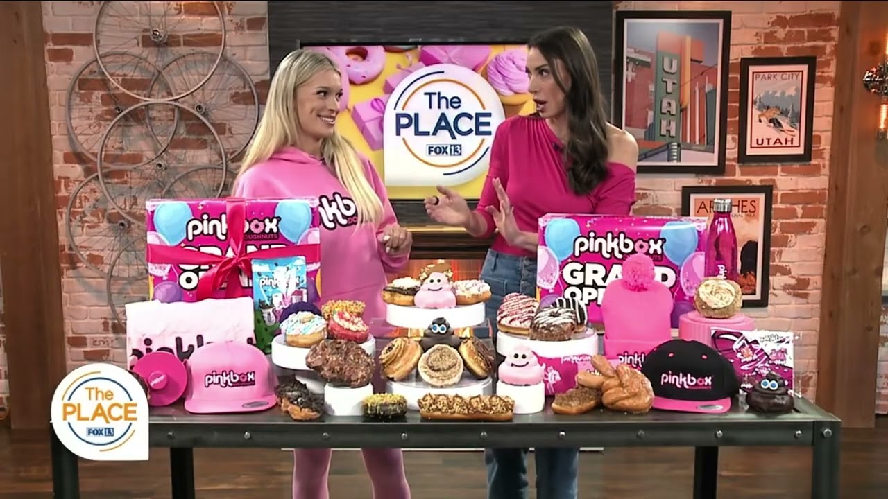 Pinkbox Doughnuts Is Taking Over The Place On Fox 13 Utah!