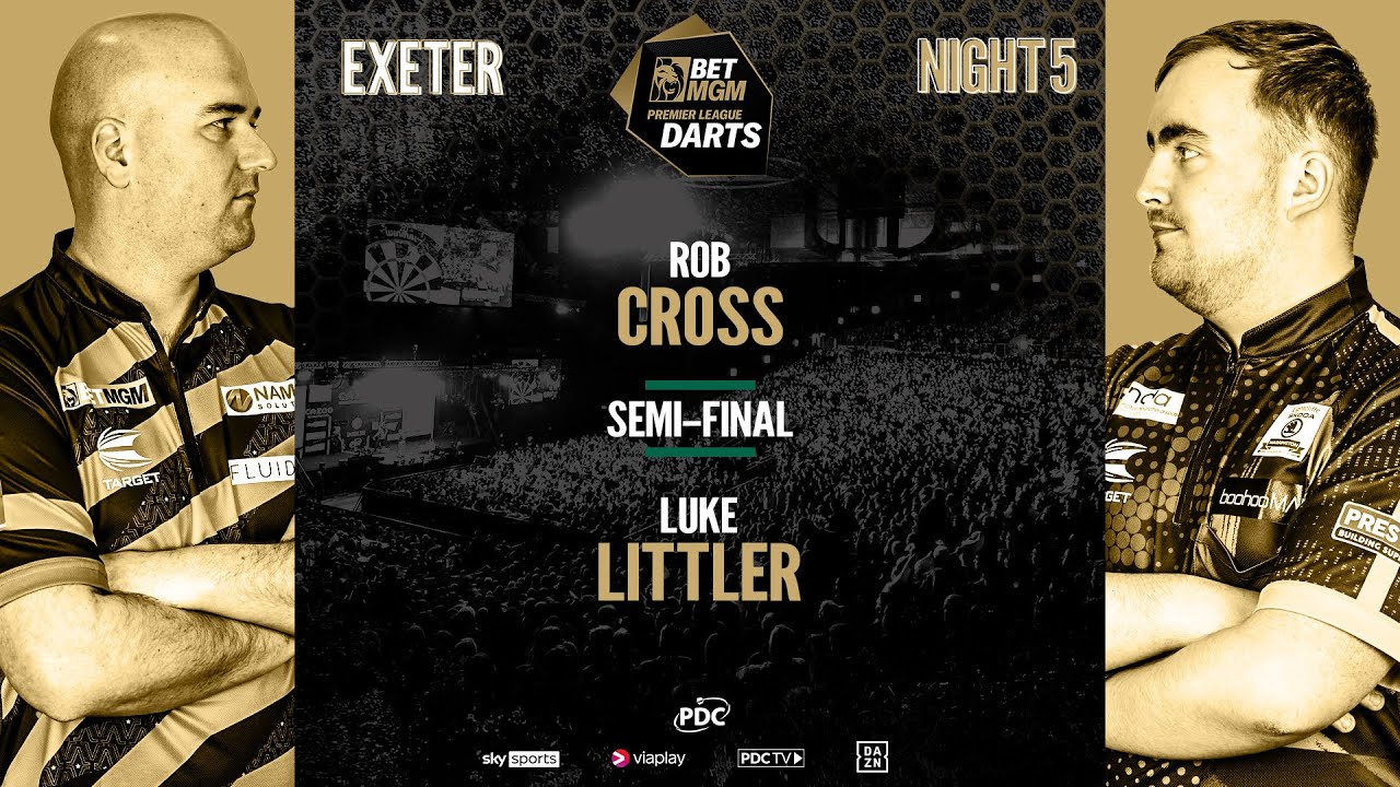 PDC Darts Premier League 2024 - Night 5 - 2024 02 29 - Rob Cross vs Luke Littler HUN
