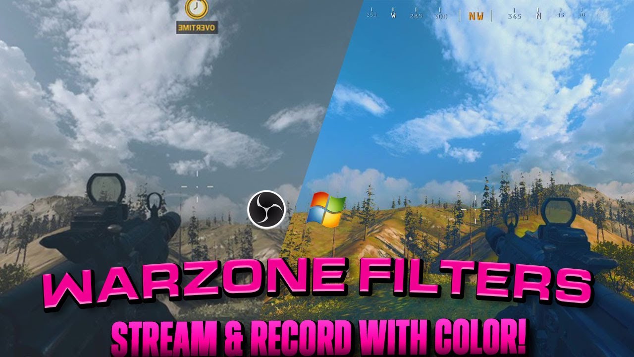 WARZONE GAME FILTER! OBS! Make your clips / stream VIBRANT! USE THIS TRICK NOW! NEW!