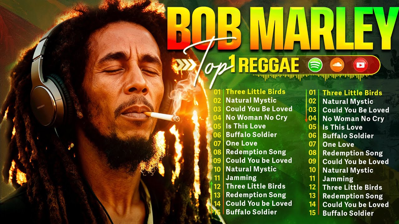 Best of Bob Marley–Top 20 Reggae and Roots Songs–Complete Collection 2025 - No Woman No Cry,One Love