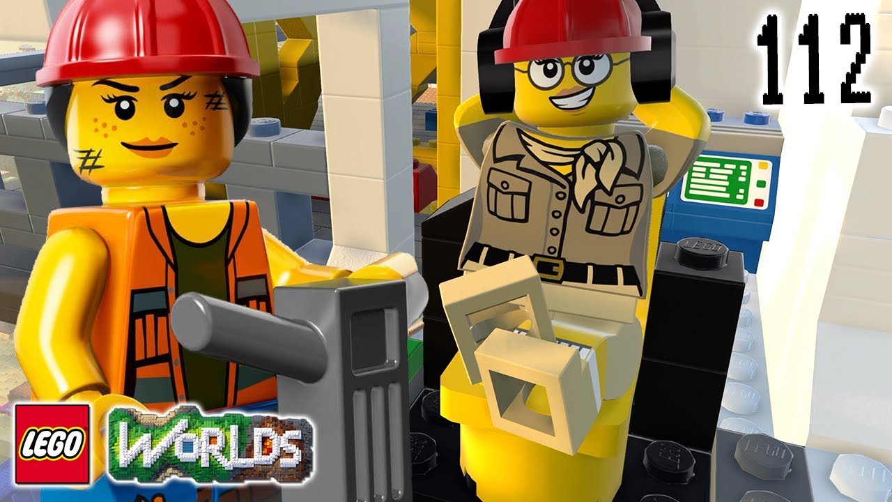 Building Ivory Tower 2.0! Let's Play LEGO Worlds: Episode 112