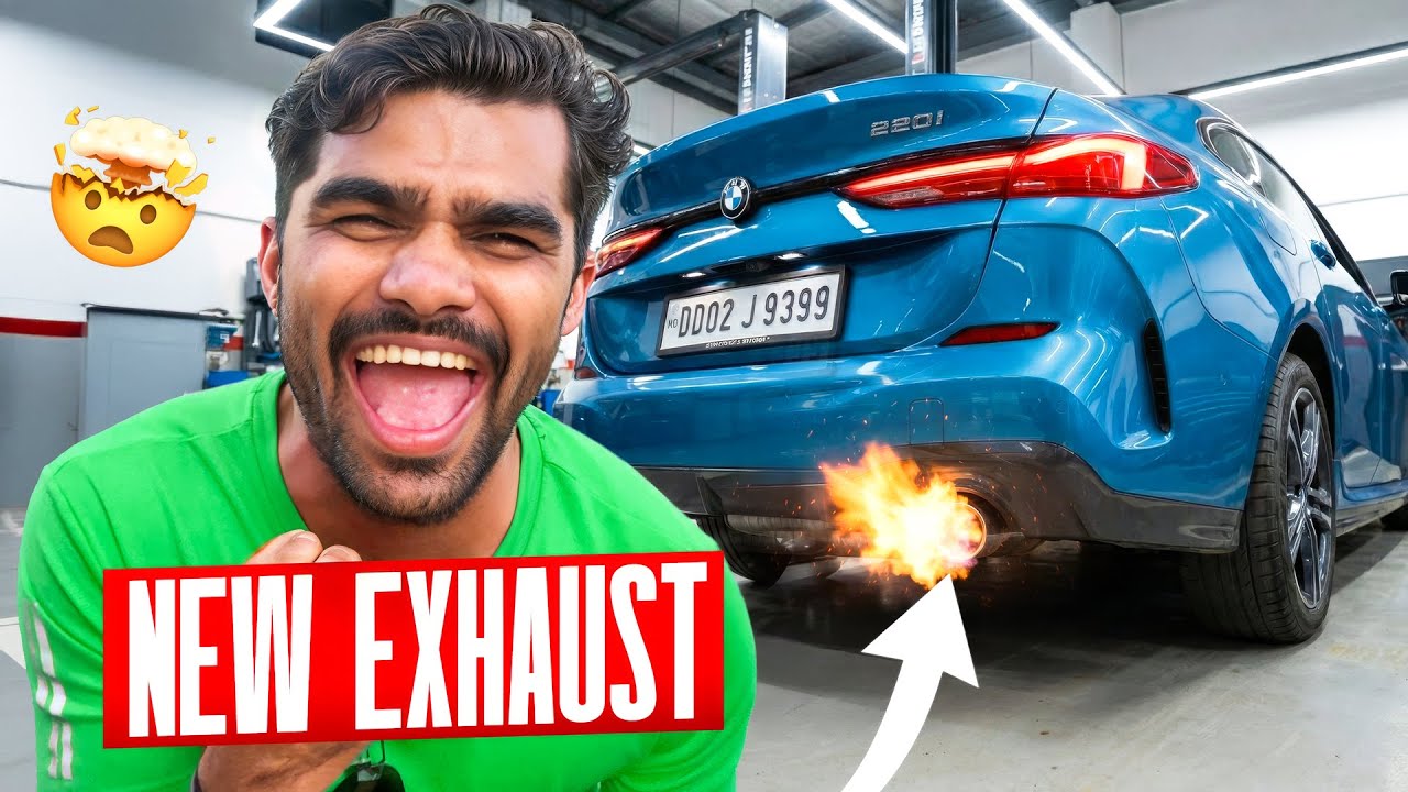 लगा डाला अपने BM Bablu को Exhaust baby 🔥 | Vlog No . 353