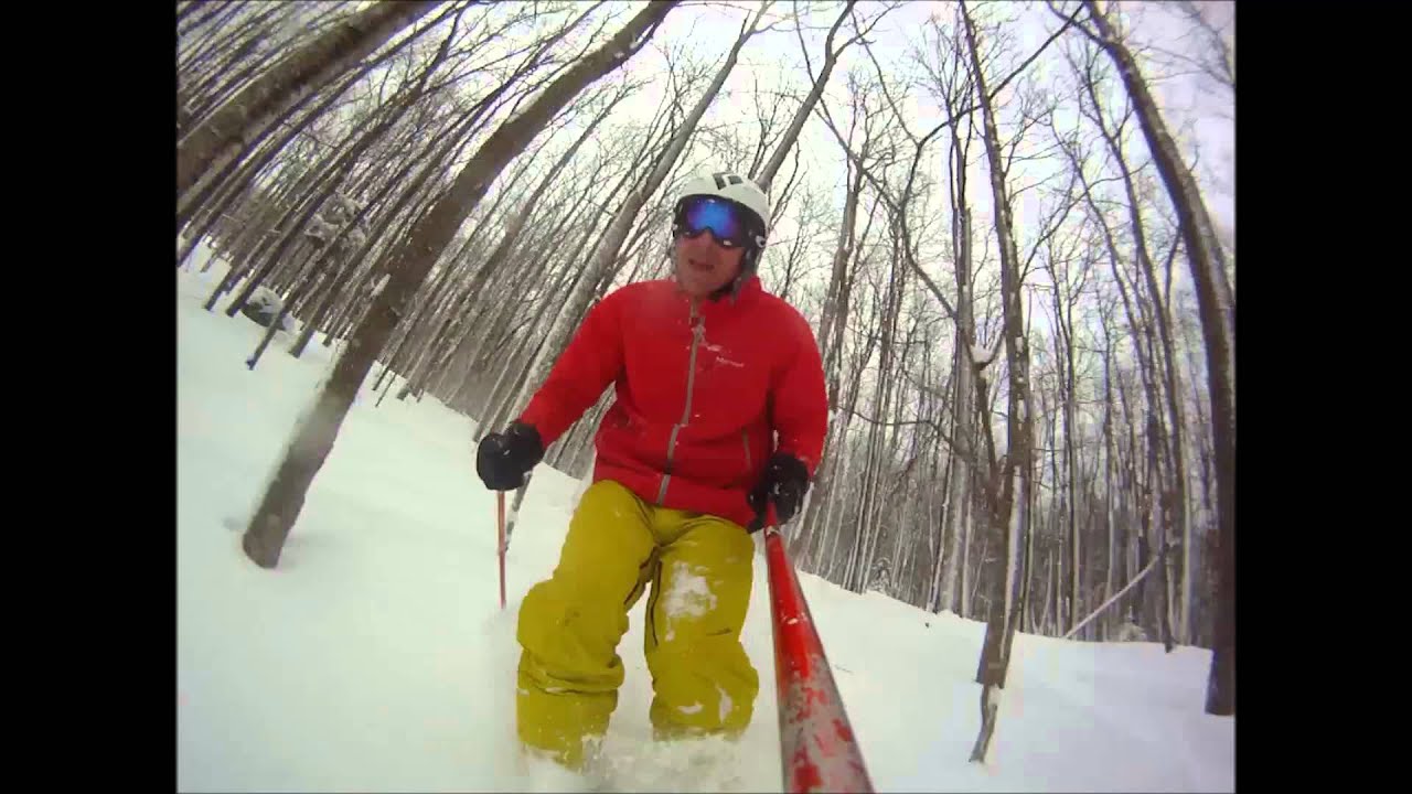 Snowshoe, WV Spring Powder skiing 2013