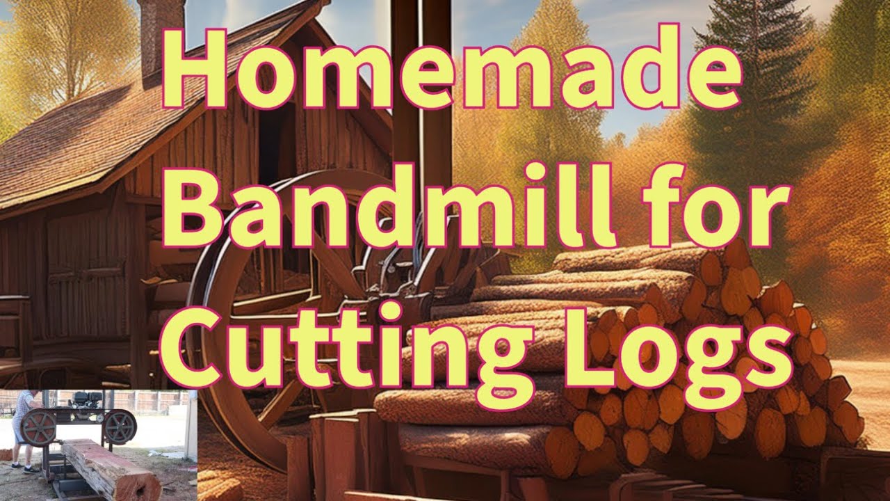 This Homemade Bandsaw Mill Cuts Like BUTTER!