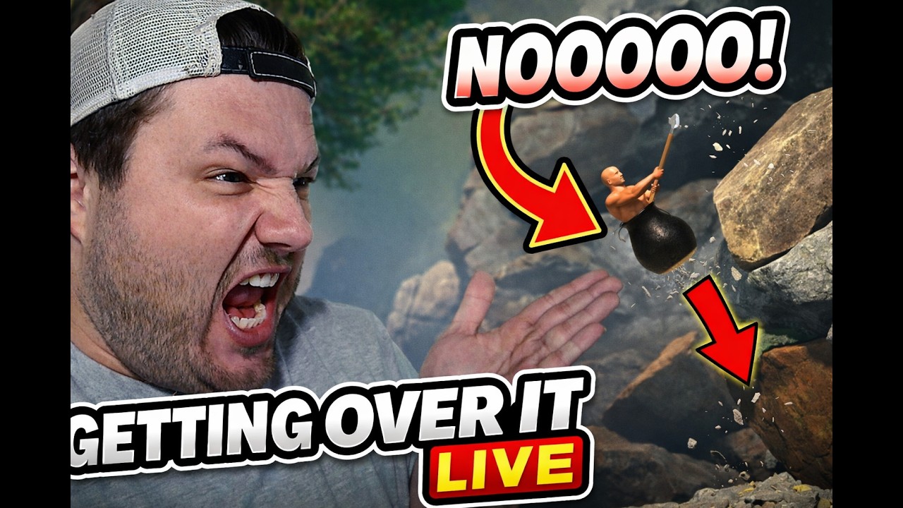 This Game Is Designed To Break Me… | Getting Over It LIVE