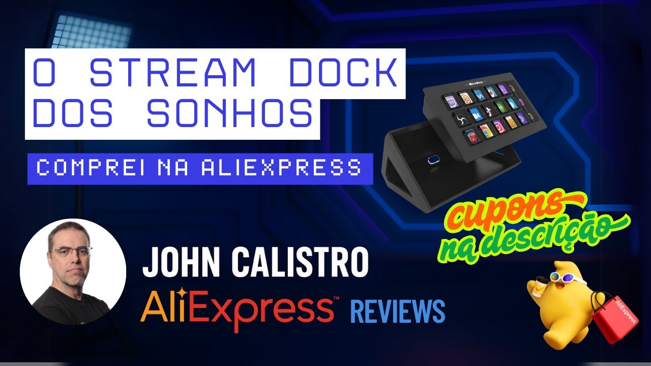 Eu testei o Stream Dock mais barato do AliExpress e olha só o que aconteceu!