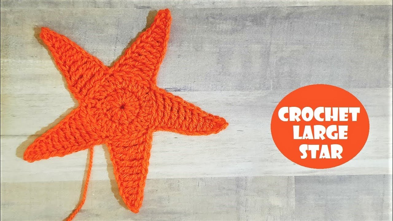 Crochet Large Star | Crochet With Samra