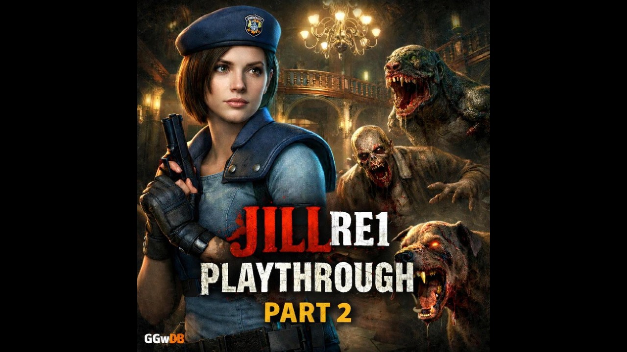 Resident Evil Directors Cut 1997 - Jill Playthrough - No Deaths Part 2 - With Commentary