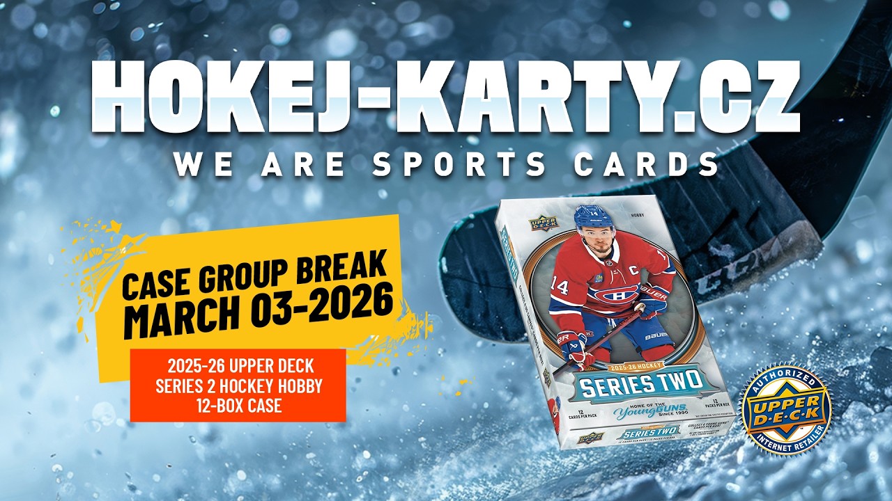 HOKEJ-KARTY.CZ CASE GROUP BREAK March 03-2026 - 2025-26 UD SERIES 2 HOCKEY HOBBY