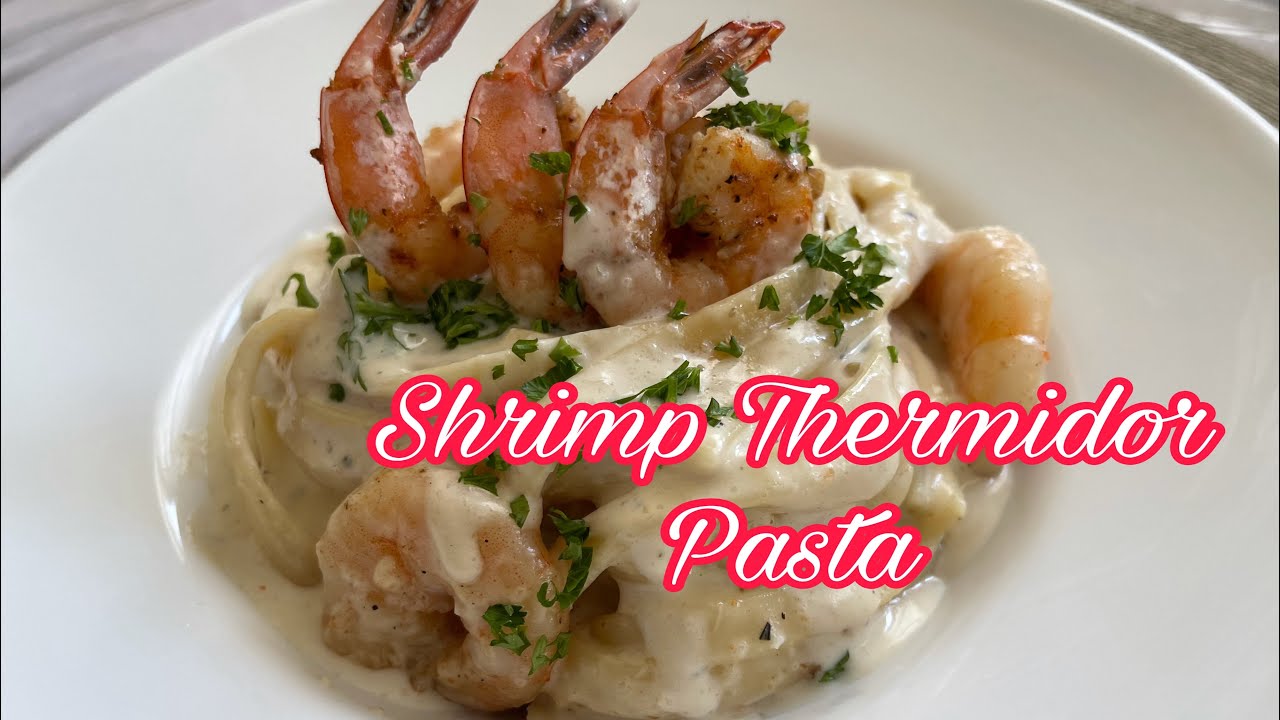 Shrimps Thermidor Pasta/Creamy and Tasty Pasta!
