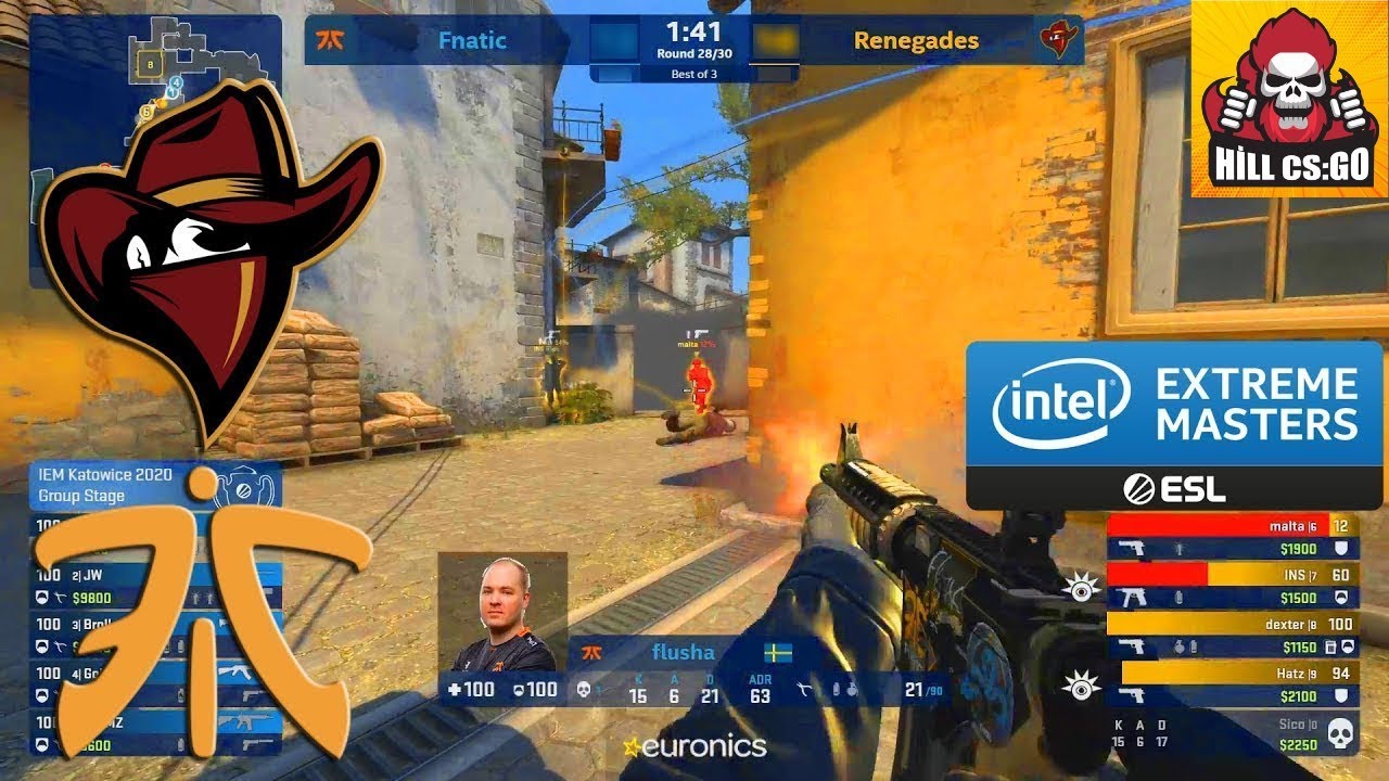 Renegades vs fnatic  - IEM Katowice 2020 - CS:GO 2020