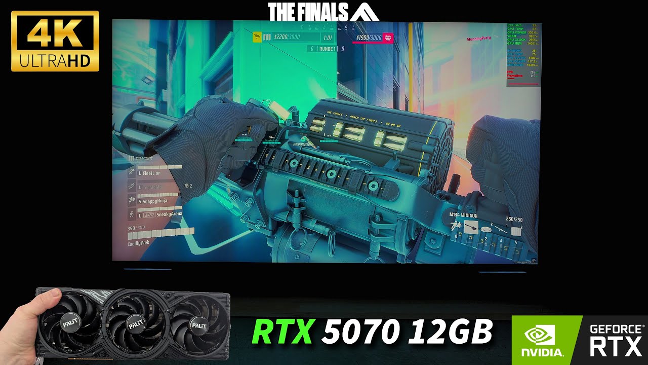 The Finals | RTX 5070 12GB | i9-12900K | Samsung Odyssey Neo G7 43" 4K | POV