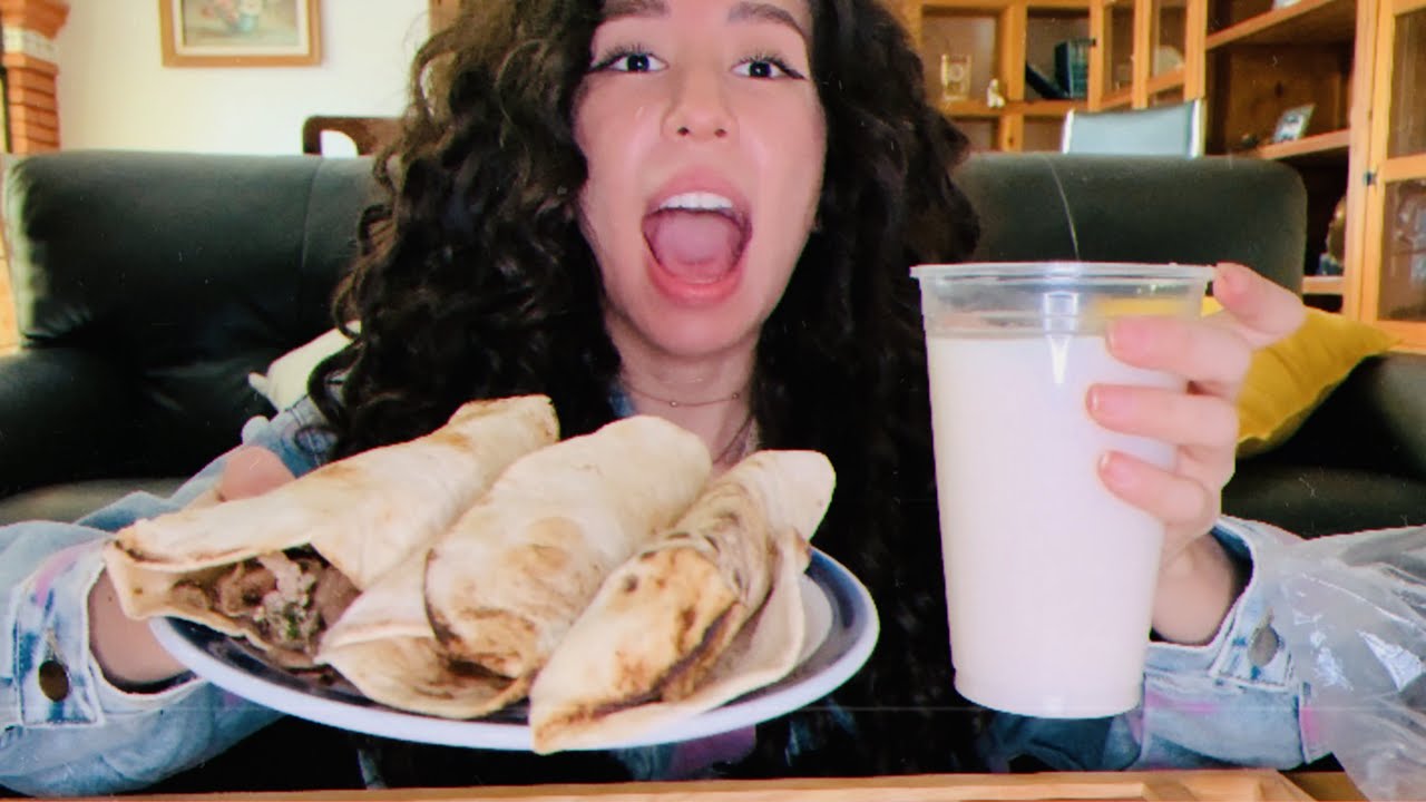 ASMR comiendo tacos árabes