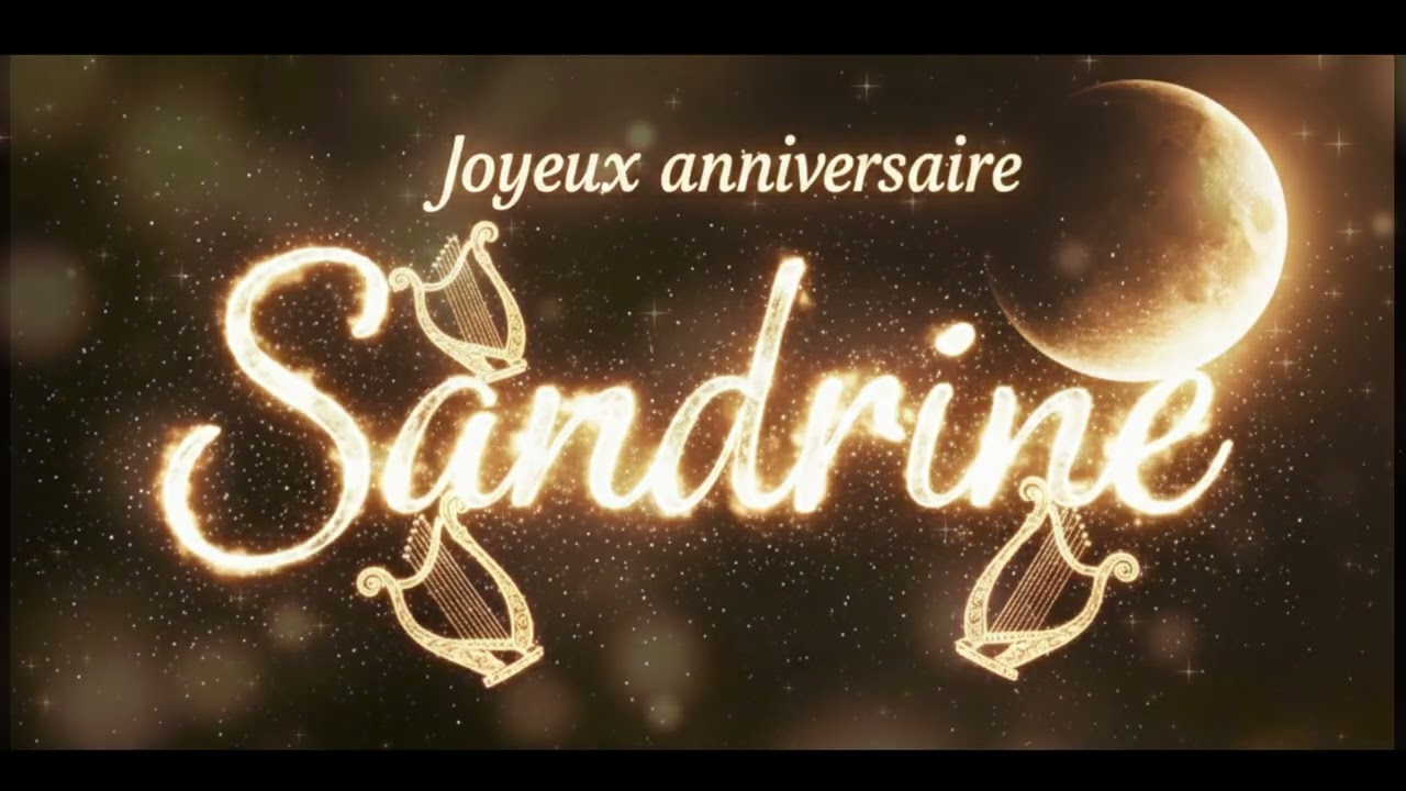 Chanson pour Sandrine : 