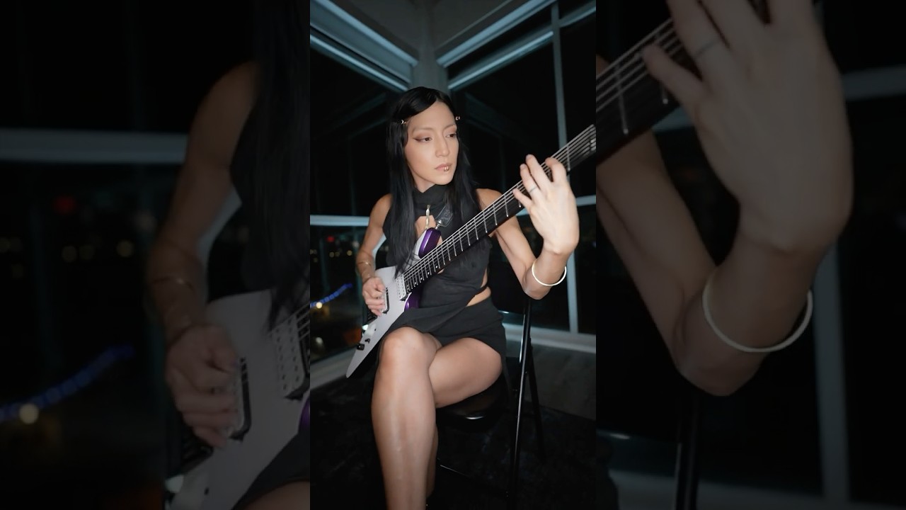 Laid to Rest &ndash; Lamb of God [ANNIE SHRED Guitar Cover] #LaidToRest #GuitarCover #Shorts #ANNIESHRED