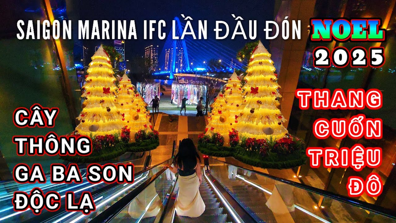 ПОТРЯСАЮЩЕ! Торговый центр Saigon Marina IFC засияет во всей красе к Рождеству 2025 года &ndash; такой ...