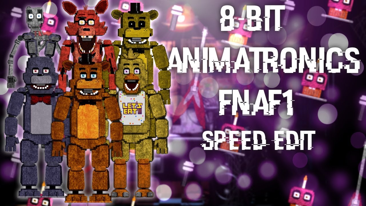 [FNAF | Speed Edit] Making 8-Bit Animatronics FNaF1