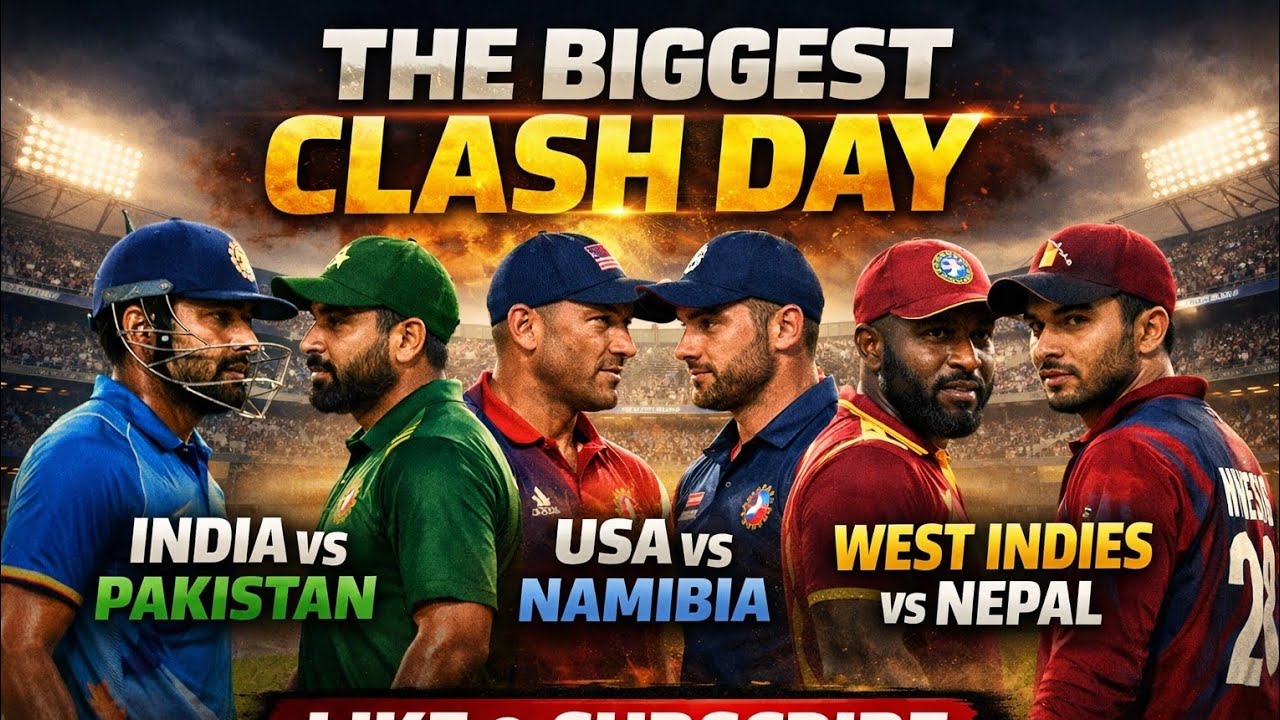 India vs Pak a big encounter |Westindies vs Nepal |Usa vs Namibia |Stat ,Head to head ,Who will win?