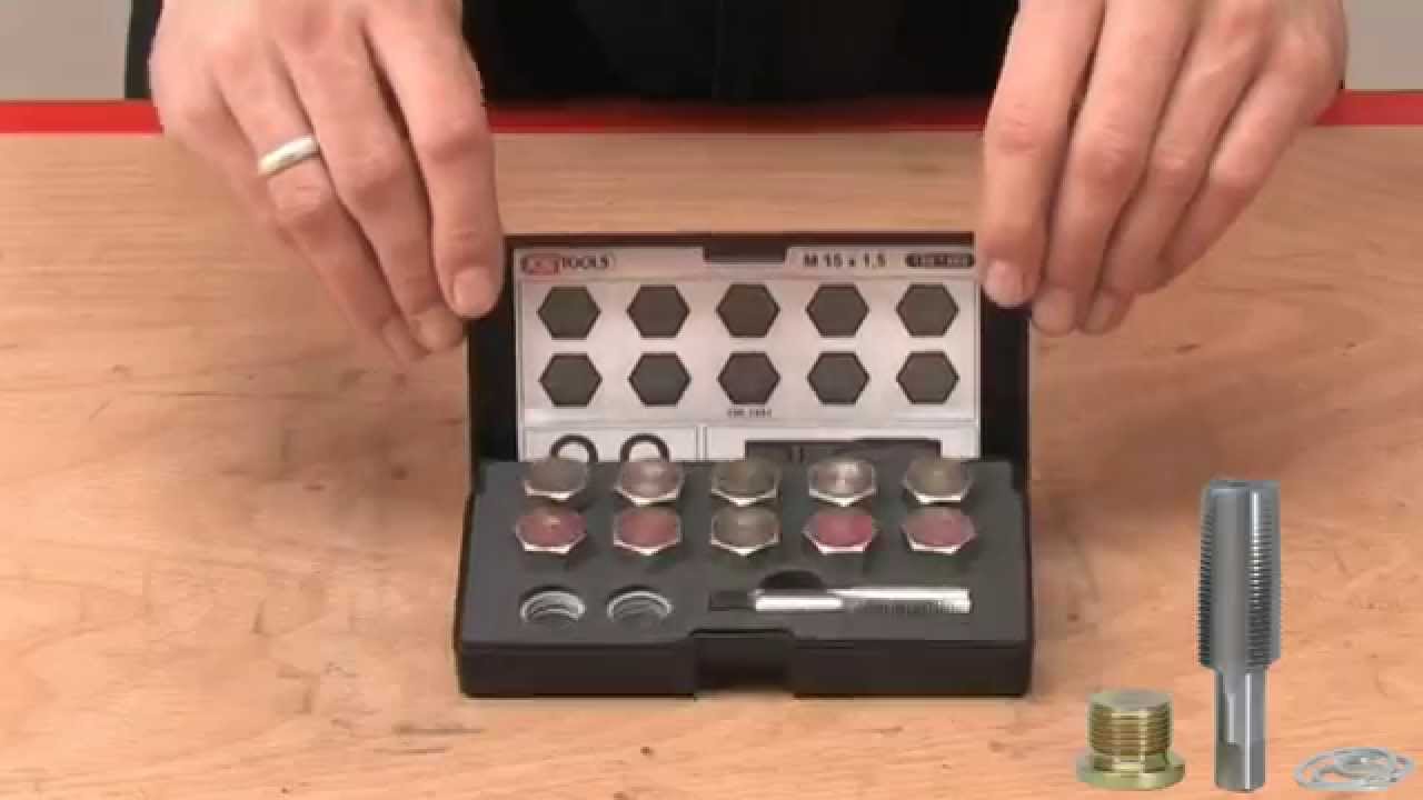 150.1460 Serie per riparazione filettature per coppa olio