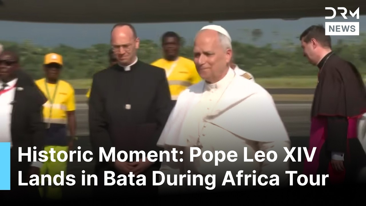 BREAKING NEWS: Pope Leo XIV Arrives in Bata as Africa Visit Enters Crucial Phase | AK1G