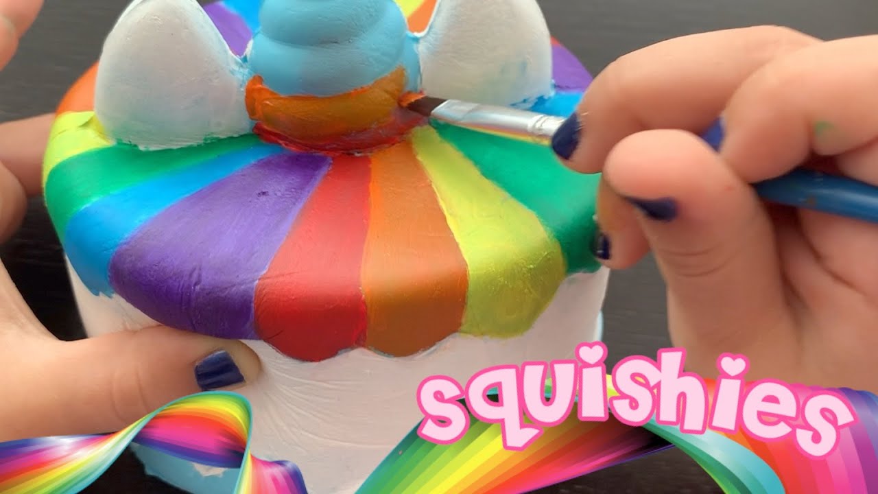 DIY Squishies | Unicorn Cake  & Unicorn Donut | Fun & Creative Rainbow Squishy Art