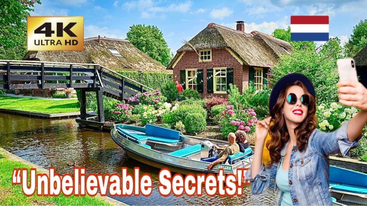 How Life Works in Giethoorn Without Roads | Boat Tour Through the Most Peaceful Village on Earth!
