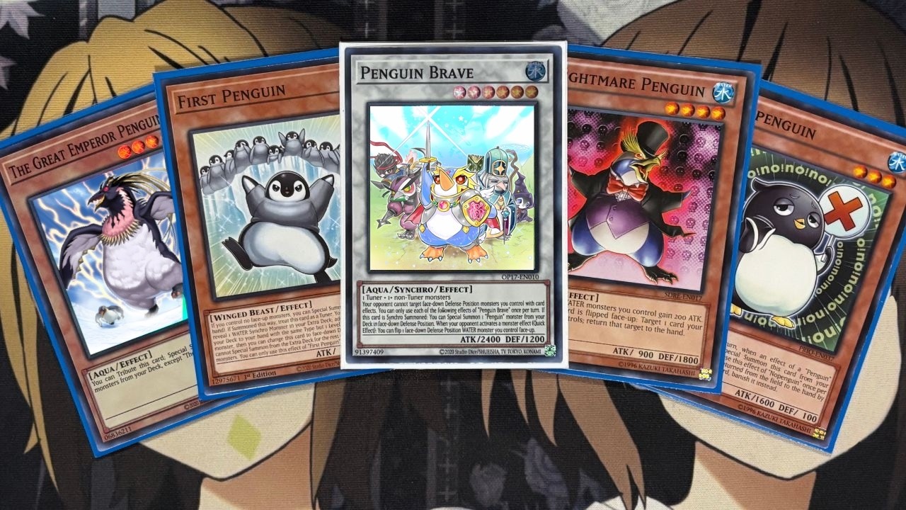 Описание моей колоды Penguin для Yu-Gi-Oh! в рамках протокола Post Burst Protocol.