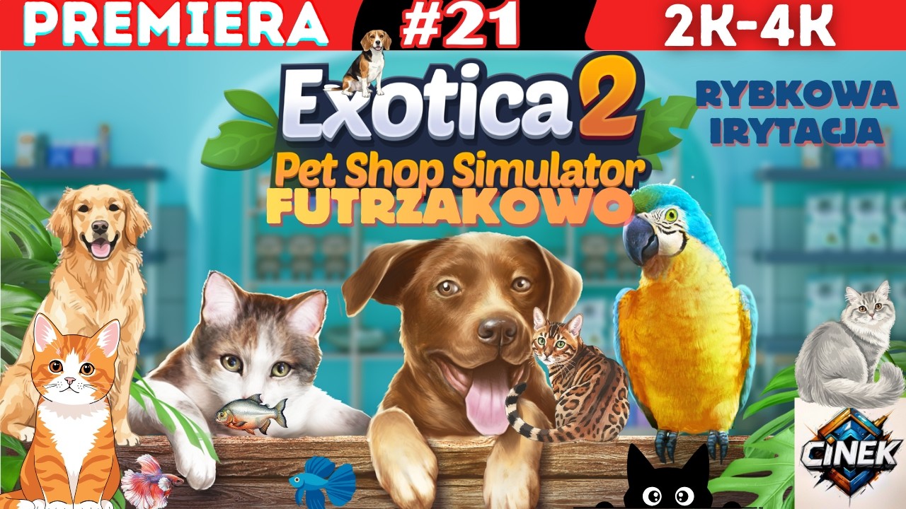 RYBKOWA IRYTACJA🎨EXOTICA 2 PET SHOP SIMULATOR#21 #gaming#gameplay#simulator#symulator