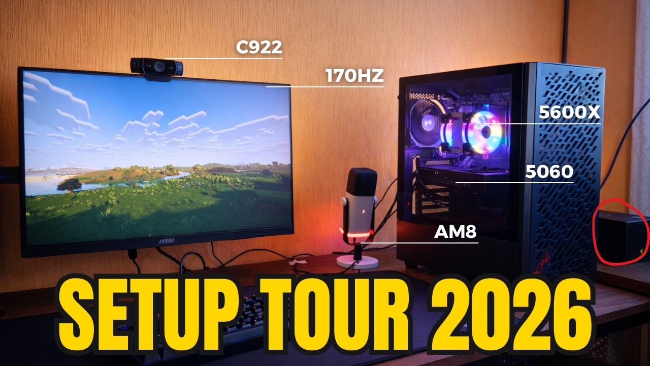 Mi setup para jugar, trabajar y estudiar 2026 | Tour