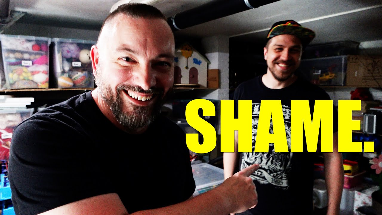 This SHAMEFUL Basement Is FULL of Rare Toys! (Pixel Dan in Belgium)