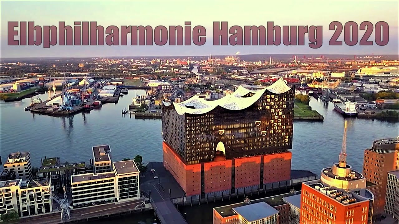 Hamburg von oben | Elbphilharmonie Hamburg 2020 | Drone Video 4K