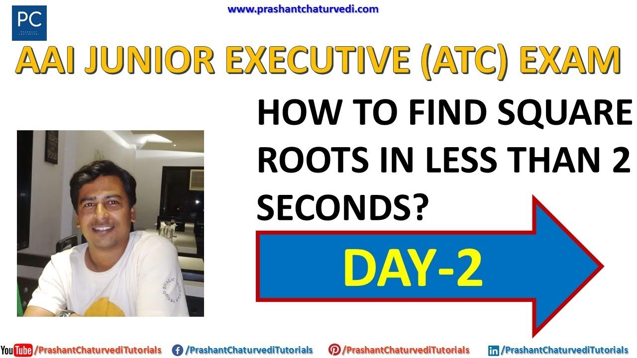 # AAI JE #ATC & #AO EXAM  // HOW TO FIND SQUARE ROOTS?