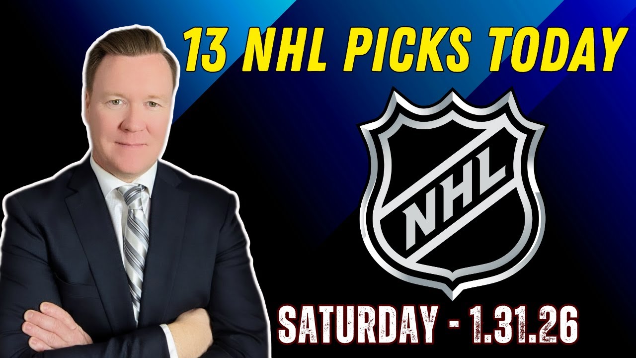 Saturday 13 NHL Betting Picks l 1/31/26 l Vernon&rsquo;s Best NHL Bets, Expert Picks and Predictions