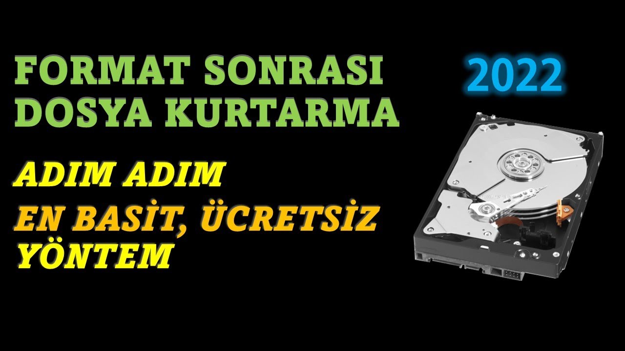 Format Sonrası Veri Kurtarma - Silinen Resim, Video ve Belgeleri Kurtarma