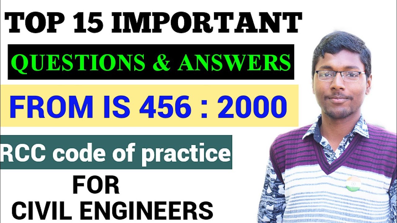Top 15 Questions related to IS 456:2000 || Important Questions from IS 456:2000