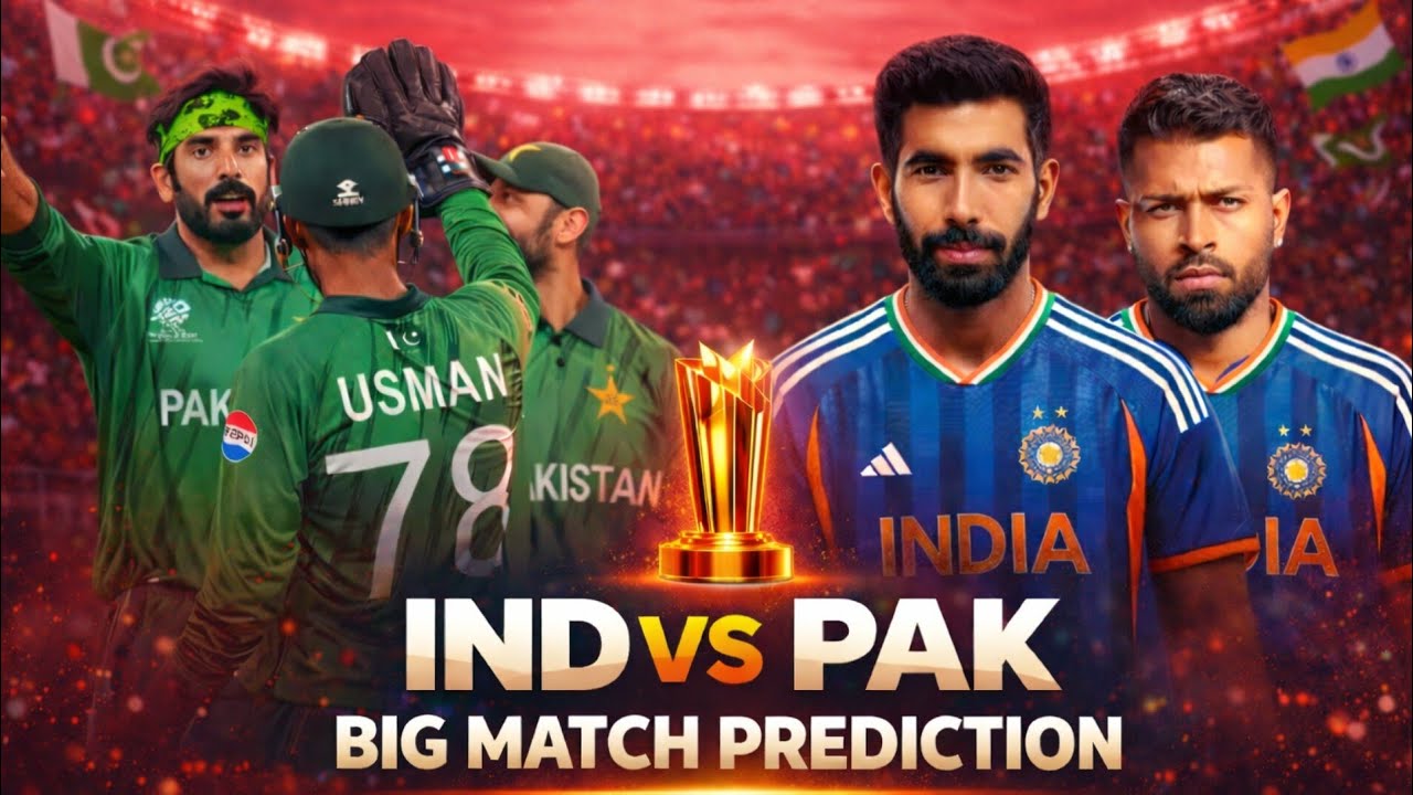 India vs Pakistan 🔥 Cricket Ka Sabse Bada War! Prediction and playing 11